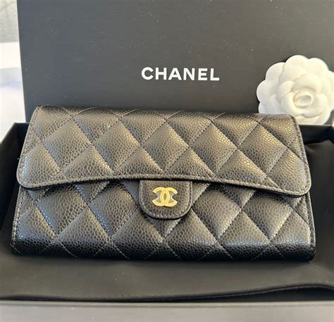 porta tessere chanel|Long Wallets .